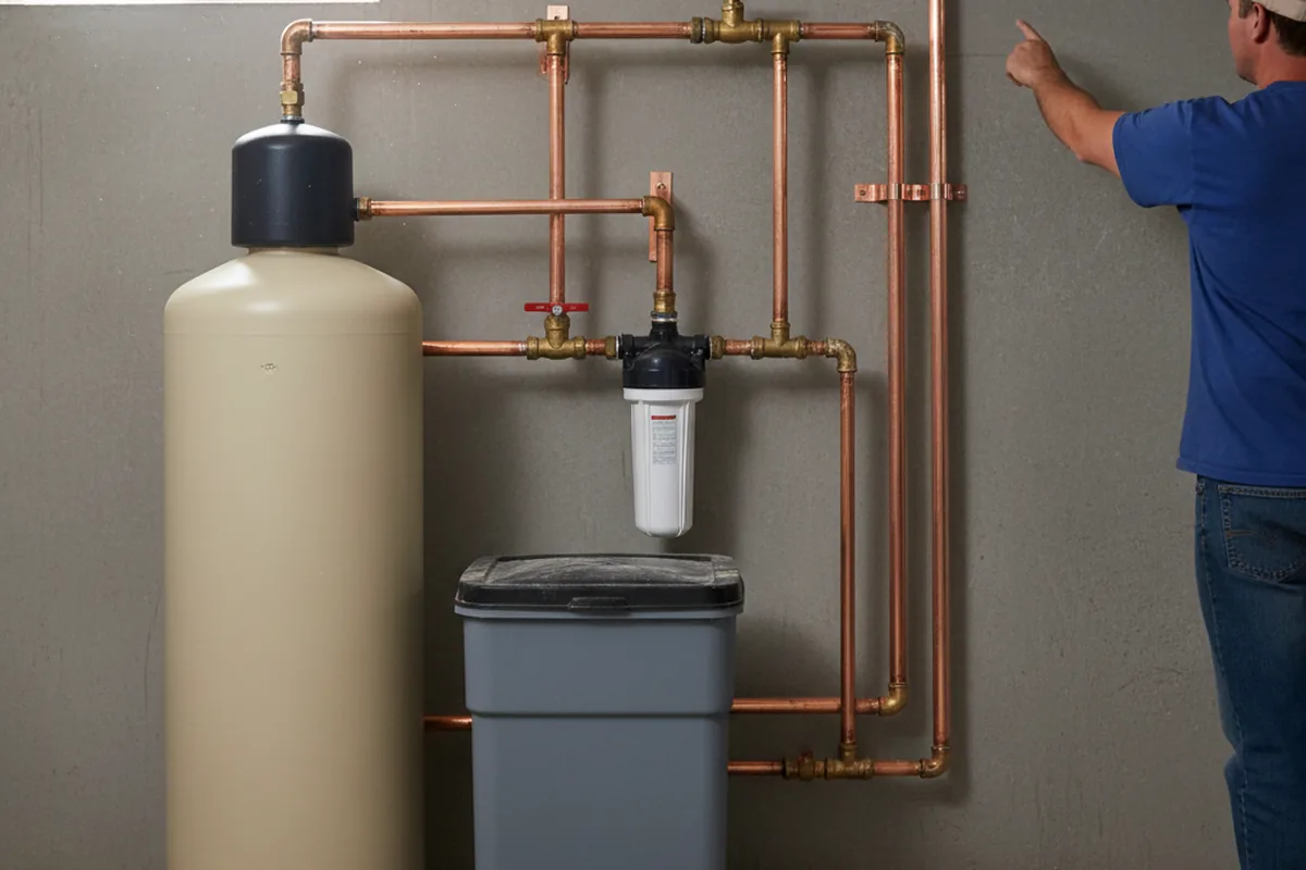 Whole-house water treatment system installed in Bat Cave